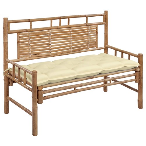 Banc jardin avec coussin - banc,