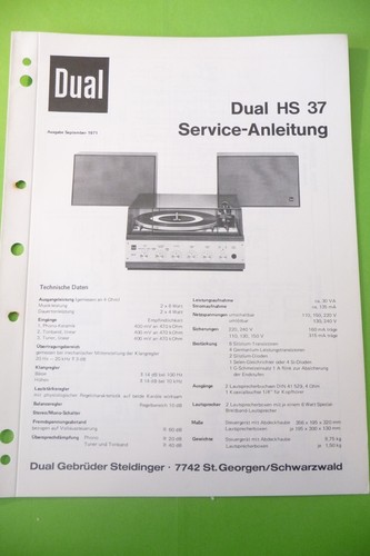 Manuel service pour - service, dual