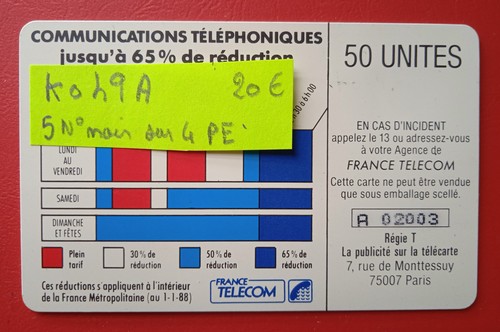 telecartes cotes