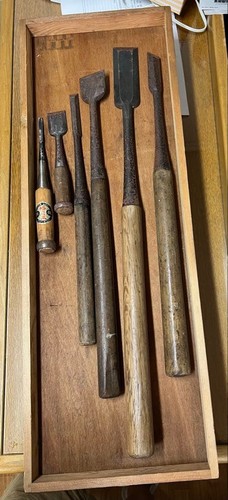 Ensemble ciseaux à bois - de,
