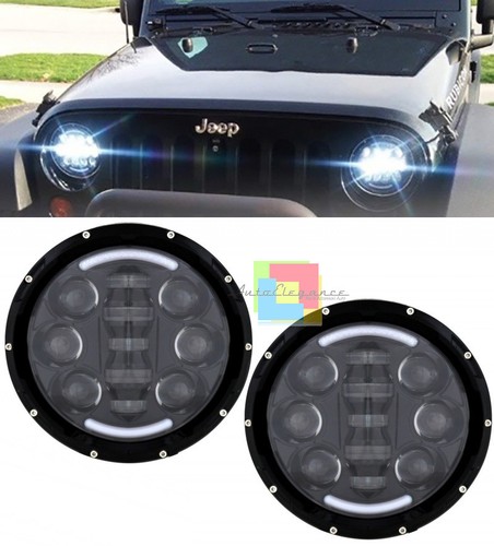 Jeep 8 phares - jeep, avant