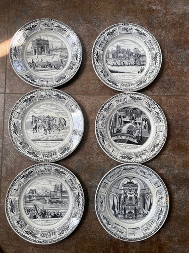 Lot assiettes parlantes - lot, 6