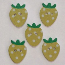 Bouton en Bois Fraise 15mm 2