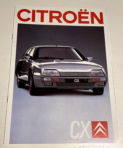Notice commerciale citroen - notice, cx