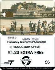 BELLE TELECARTE GUERNESEY /