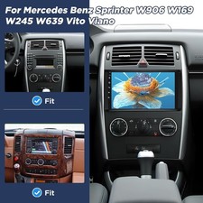 Autoradio pour Mercedes Benz Sprinter W906 W169 W245 W639 Vito Viano, SH2AMETL