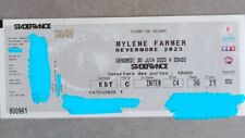 2 billets catégorie 1 concert Nevermore Mylène Farmer 27/09/2024 stade de France