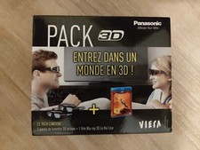 Coffret 2 Lunettes 3D Panasonic + bluray 3D Le Roi Lyon