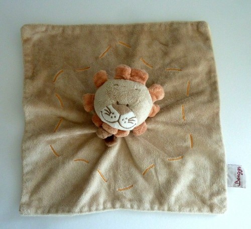 Doudou plat bengy lion - doudou,