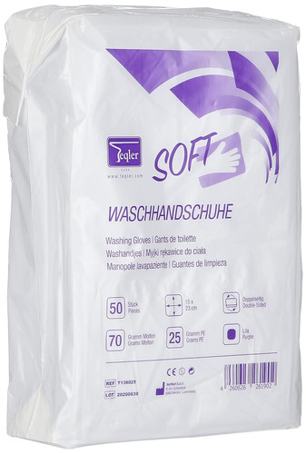 Gants toilette jetables - gants, de