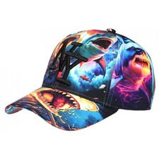 Casquette NY Requin Bleue et