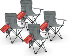 4x Chaise de Camping Jardin