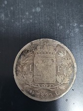 1 FRANC LOUIS XVIII - 1823 L - ARG - 35 447 EX - VENDU PAR CGB - FACTURE