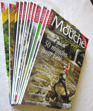 lot de 12 revues PÊCHE MOUCHE Le numéro 1 de la Mouche en France
