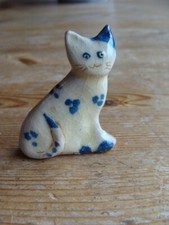 Chat miniature en terre cuite