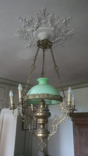 Lustre ancien suspension - lustre, :