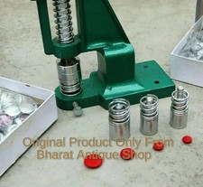 Bouton de couverture en tissu pour machine à presser manuellement avec 3 matr...