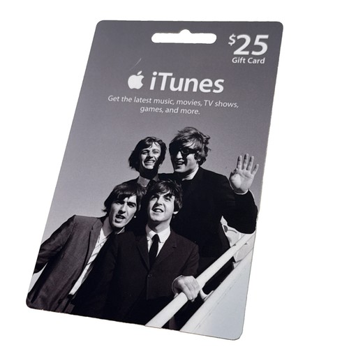 Beatles itunes gift card - gift, $25