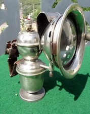 ANCIENNE LANTERNE ACETYLENE VINTAGE LAMPE CARBURE VELO  LAMP CARBIDE