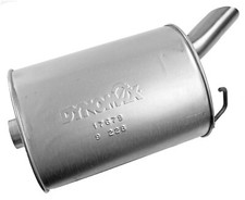 Silencieux universel avec sortie latérale "Dynomax" acier / inox - Diamètre inté