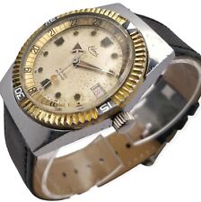 Edma 39mm 1970s Cal mécanique Jeambrun 27DC  LEBROCANTHEURE MONTRE VINTAGE WATCH