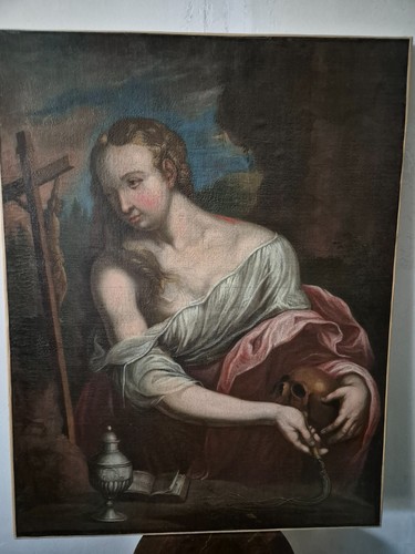 Grand tableau religieux - grand, huile