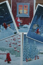 Calendrier de l'Avent A4 Eva Melhuish aux choix sous blister, motif nordique