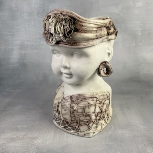 Cache pot buste tête enfant