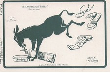 CARTE PUBLICITAIRE  " les