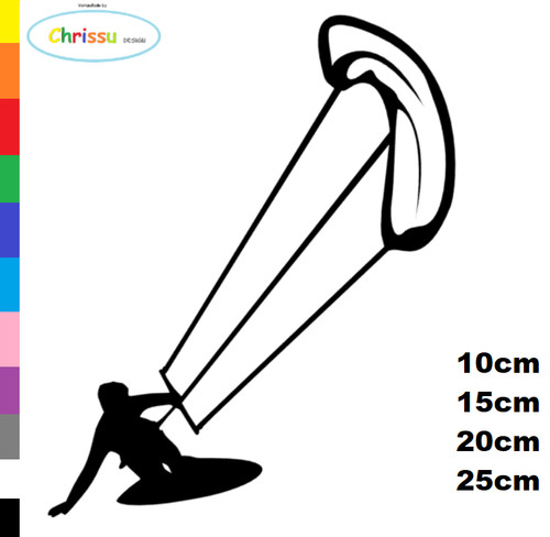 Surf wind surfer autocollant - surf,