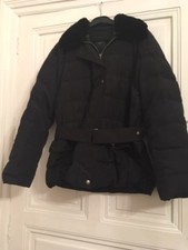 *** MAX MARA DOUDOUNE  NOIRE COL FOURRURE ***