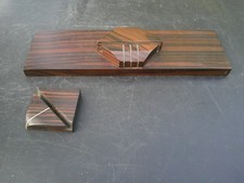 PORTE PHOTOS ART DECO EN MACASSAR UN PETIT ET UN GRAND STYLE RHULMANN MAJORELLE