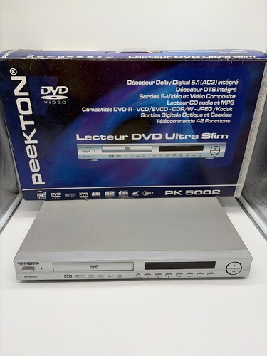 Lecteur dvd peekton 5002 - lecteur,