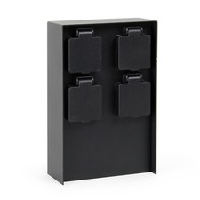 Prise Courant Jardin Noire 4