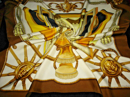 Foulard hermès silk scarf - foulard,