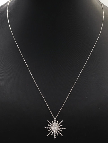 Collier chaîne avec pendentif - collier,