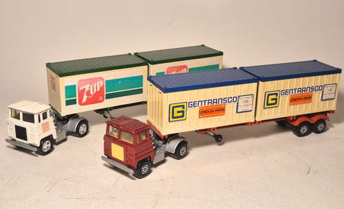 Matchbox lot semi remorques - semi,