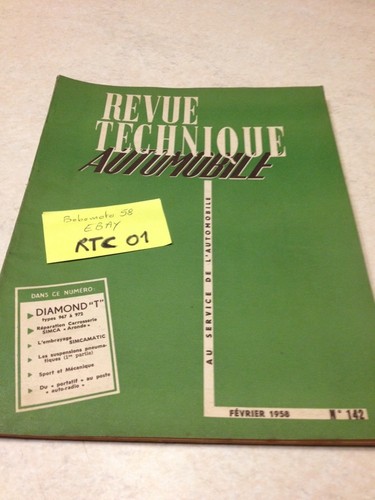 Revue technique automobile - revue,