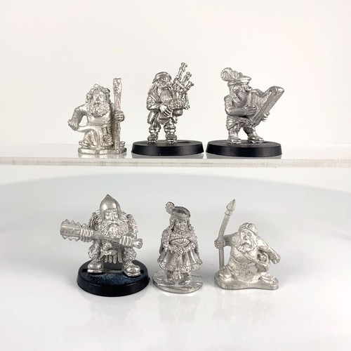 Nains guerriers villageois - x6,