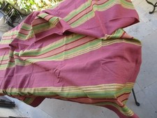 grand rideau tissu Jacquard coton et lin vintage