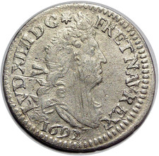 Louis XIV 4 Sols aux deux L 1692 A