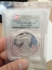 Silver Eagle 2022 Westpoint Proof 70 DCAM First Strike