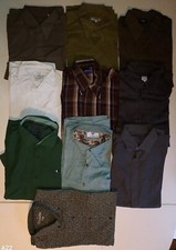 Lot de 10 chemises vertes T 42 Calvin Klein  , Xoos et autres