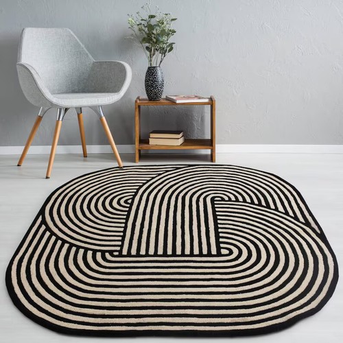 Tapis rond 100 laine - tapis,
