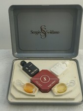 Ancien Coffret 5 Miniatures de Parfums de Sergio Soldano 5 x 5 ml. Bon état 