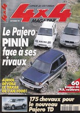 4X4 MAGAZINE N°217 HONDA HR-V / PAJERO PININ / NISSAN TERRANO II /FRONTERA SPORT