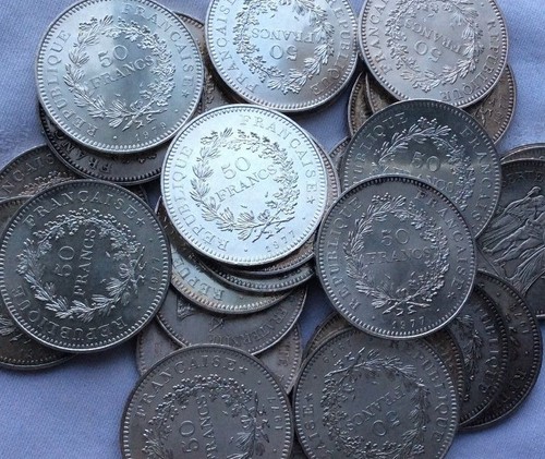 Lot monnaies de 50f - lot, 10