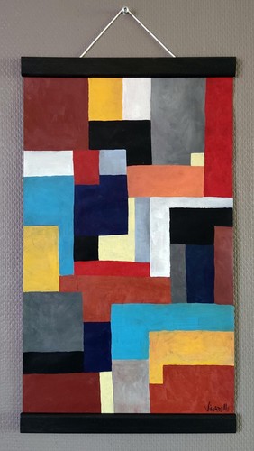 Peinture abstraite junkie - junkie,