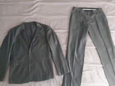 OLLY GAN Costume 2 Pièces Gris