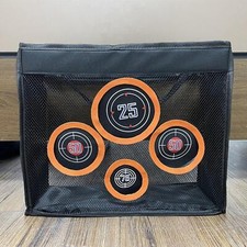 Sac de cible pliable noir avec 4 cibles, pochette de cible facile à